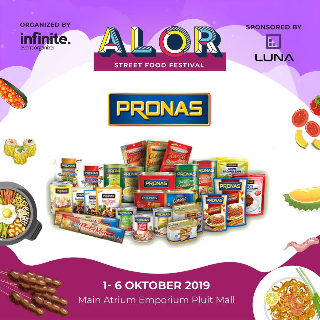Pronas Berpartisipasi di Alor Street Food Festival 2019