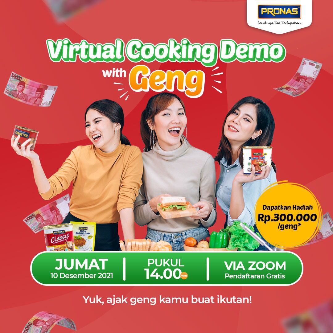 Virtual Cooking Demo With Geng