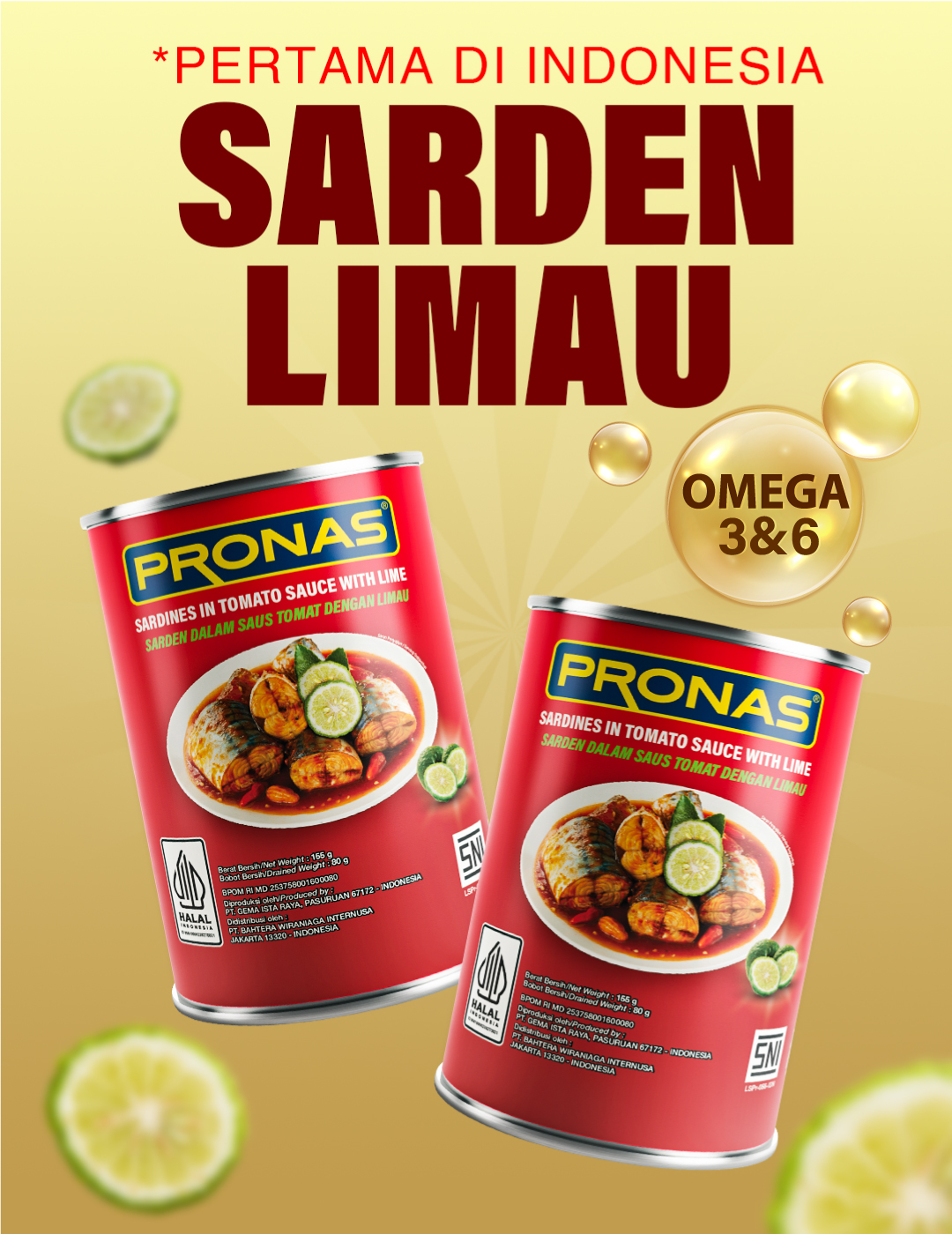 Sarden Pronas Limau